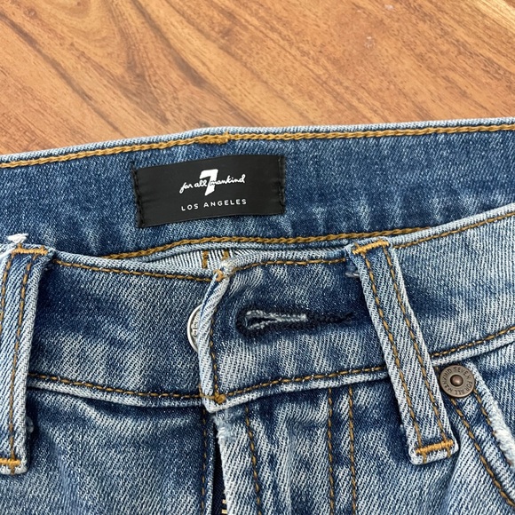 Seven off all mankind ripped jeans size 26. - Picture 3 of 5